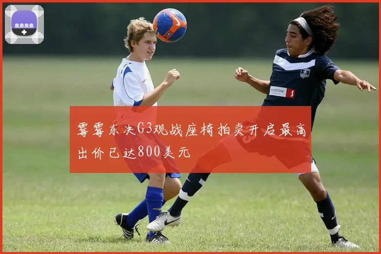 霉霉东决G3观战座椅拍卖开启最高出价已达800美元
