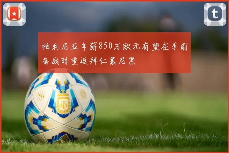 帕利尼亚年薪850万欧元有望在季前备战时重返拜仁慕尼黑